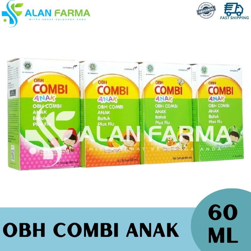 OBH Combi Anak 60 mL Semua Rasa | OBH Anak