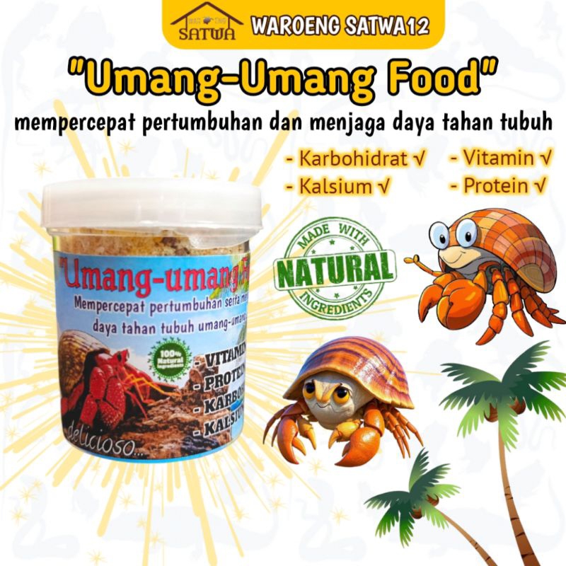 30GR Pakan keong SD warna-warni makanan kelomang umang-umang food