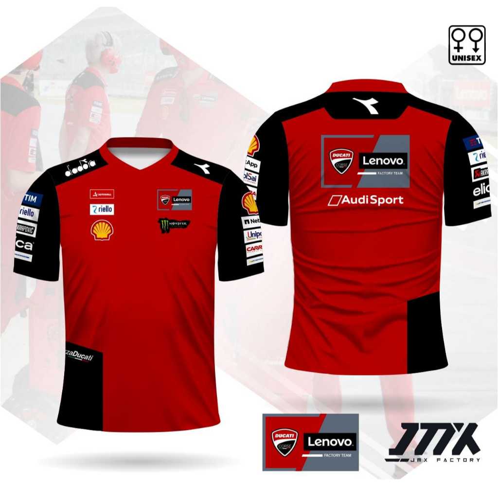 jersey crew motogp ducati lenovo jersey marquez 2025 kaos motogp ducati