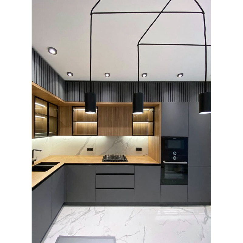 KITCHEN SET PVC BOARD CUSTOM HPL MINIMALIS