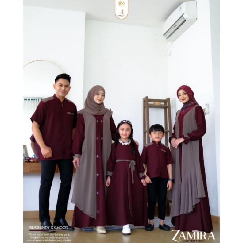 KODE T95A RAISAKEY ZAMIRA BURGUNDY CHOCO SARIMBIT GAMIS