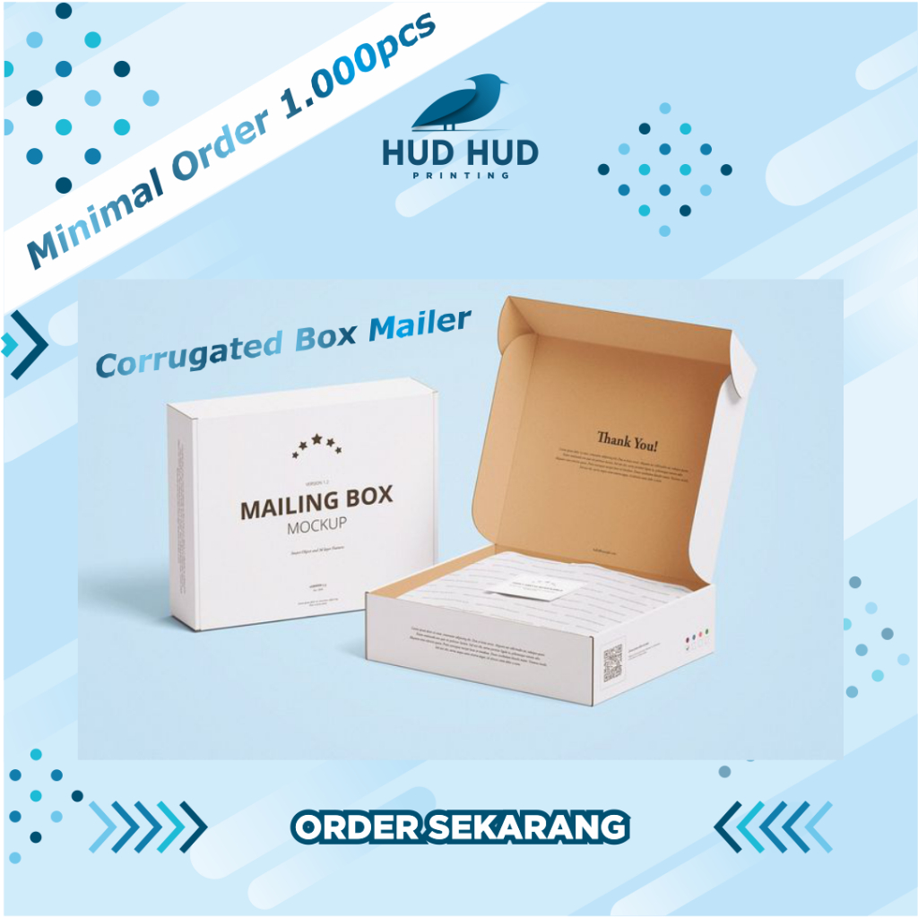 BISA CUSTOM DESAIN KEMASAN BOX MAILER + TATAKAN BOTOL MINIMAL ORDER 1000PCS