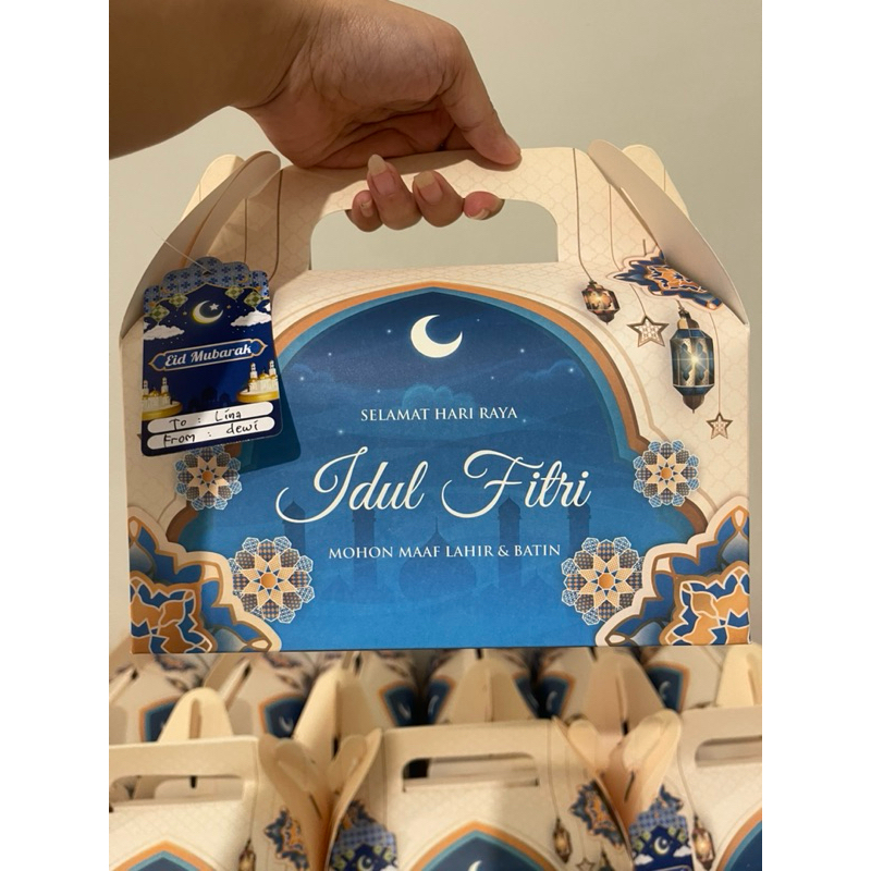 

Hampers Lebaran Idul Fitri Premium isi 2 toples 400ml Murah Meriah