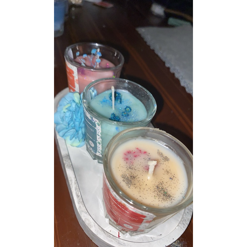 lilin aromaterapi gelas medium