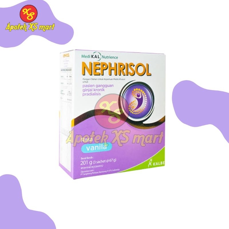 

NEPHRISOL VANILA 201g - SUSU KHUSUS PASIEN GINJALPRADIALISIS