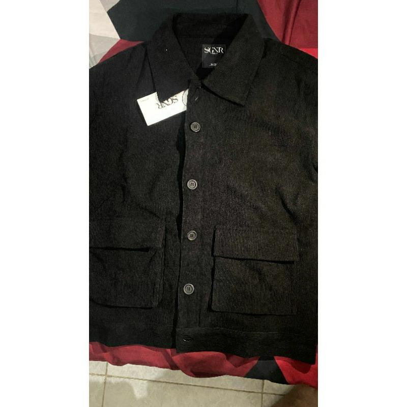 Corduroy Work Jaket button - jaket kancing jaket pria