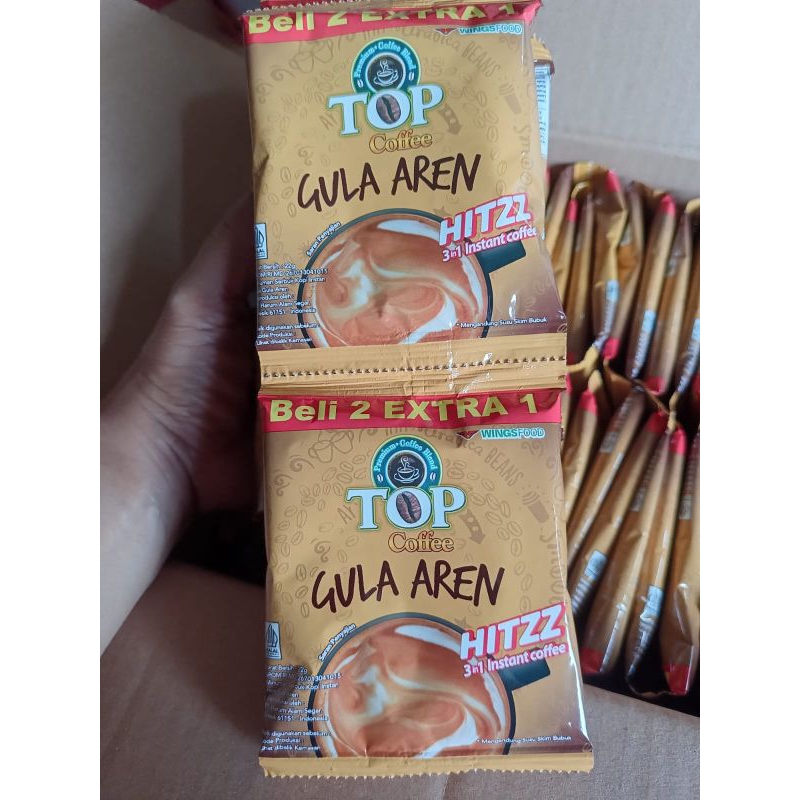 

(TK DINA) TOP CAFEE GULA AREN KARTON 15x12 RTG