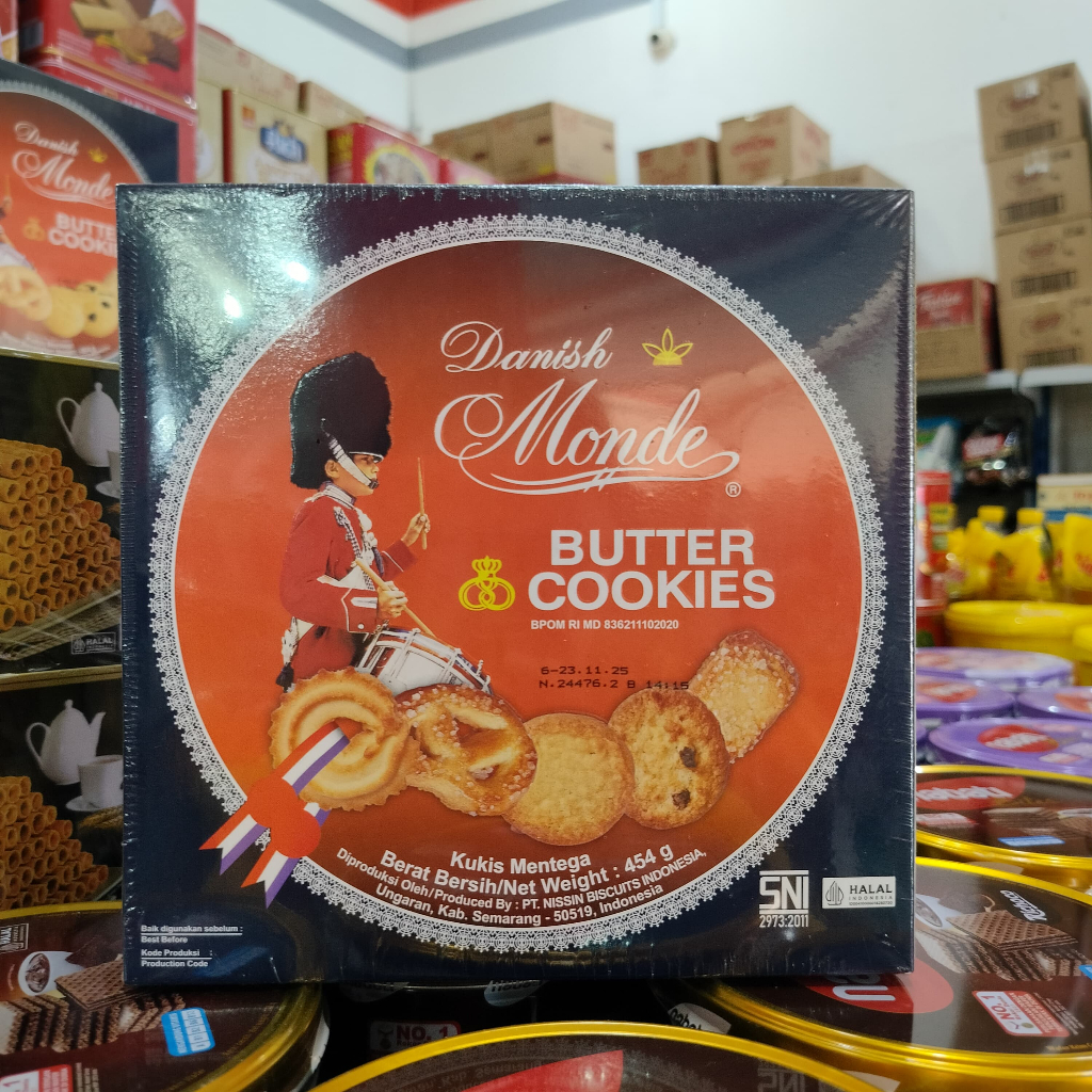 

Danish Monde Butter Cookies 454g – Kue Mentega Premium dengan Rasa Klasik