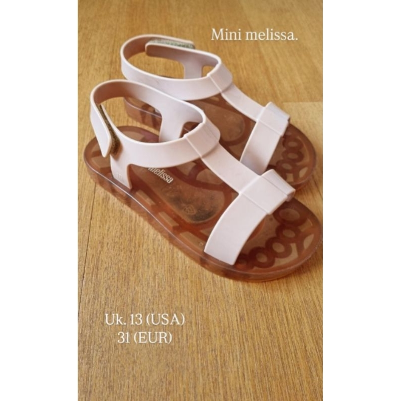 preloved sepatu anak mini melissa