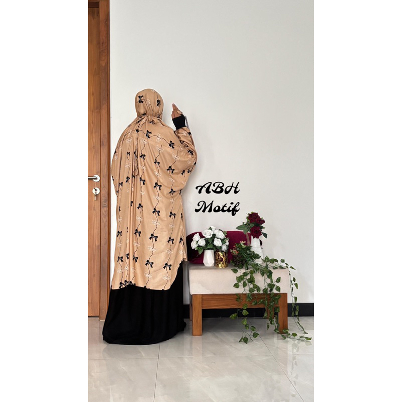 Mukenah Atas Bawah Merk Yabasmah Collection/ Basmah Collection/ Mukena anti singkap/ Mukenah Manset 