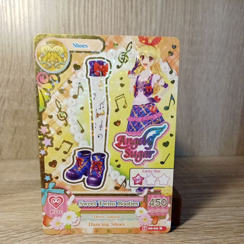 Aikatsu card zodiac Gemini angely sugar