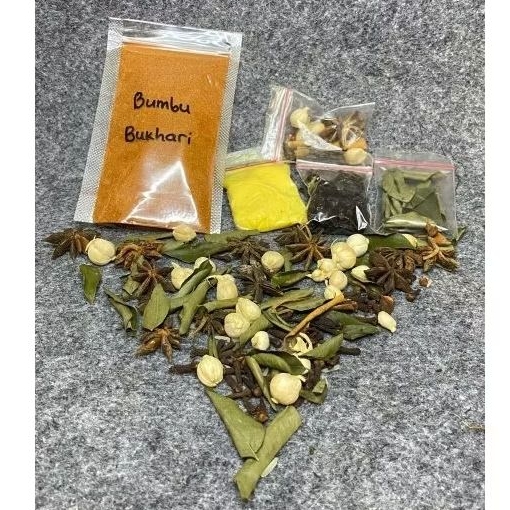 

bumbu instan nasi Bukhori nikmat 100gr+rempah