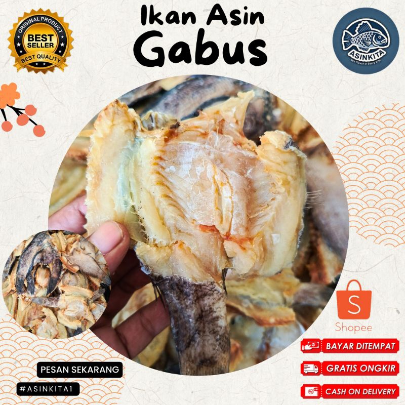 

ikan asin gabus super murah 1 kg