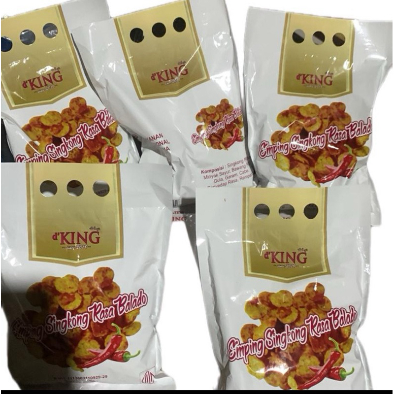 

Emping Singkong Rasa Balado D’king