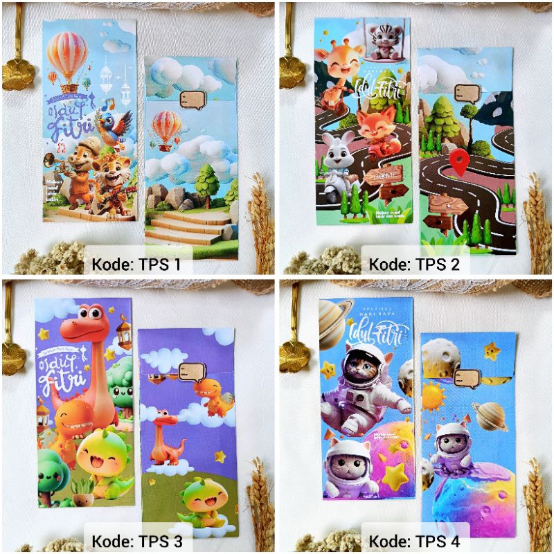 

[ 5PCS AMPLOP LEBARAN PANJANG GLOSSY + STICKER ] Amplop idul fitri amplop lebaran 2025 angpau angpao lucu unik amplop pamjang uang tanpa dilipat grosir amplop terbaru termurah terlengkap