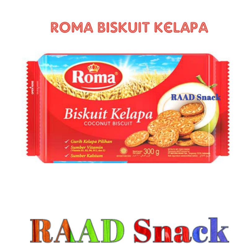 

Roma Biskuit Kelapa per pack