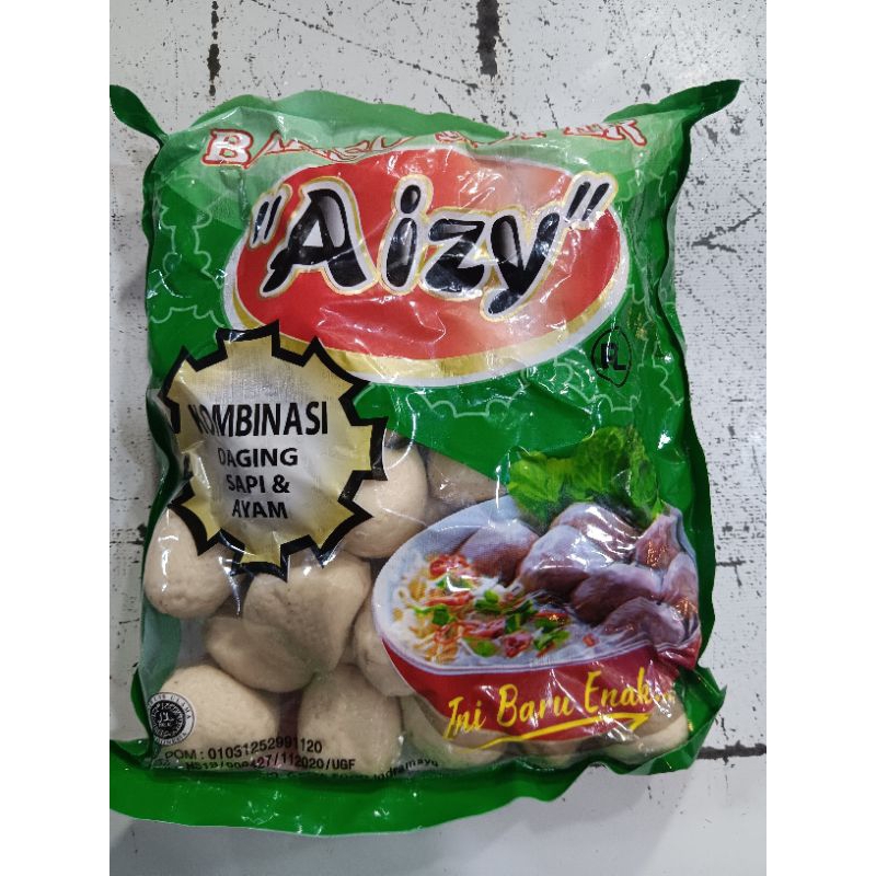 

bakso Aizy kombinasi daging sapi&ayam 1pack