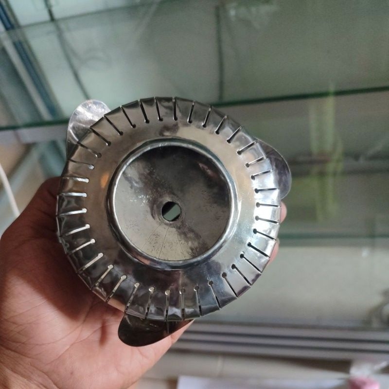 Tungku Stainless Arumanis model Twister keluar ke Atas