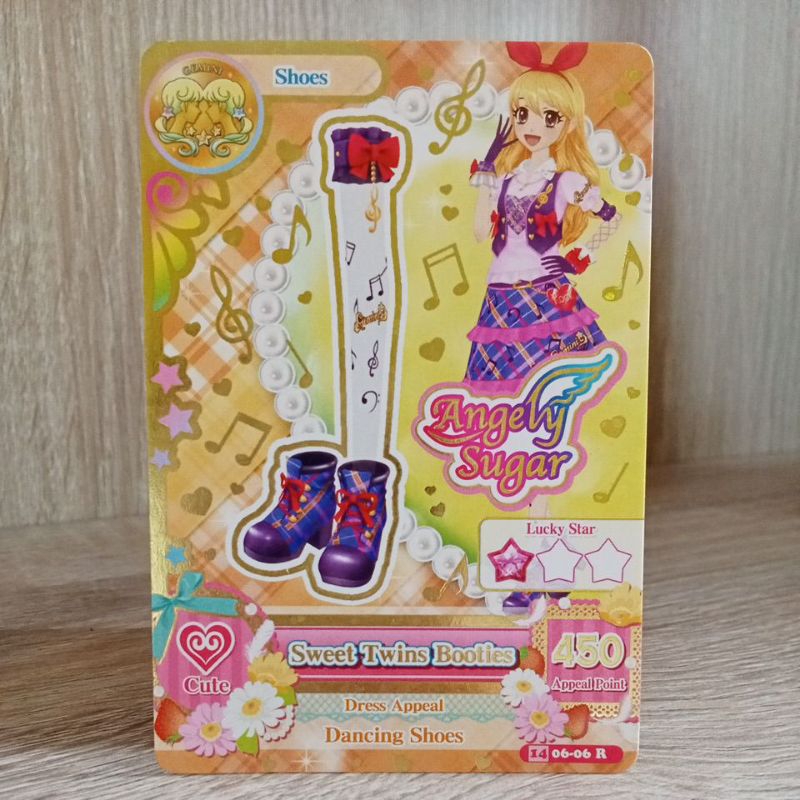 Aikatsu card zodiac Gemini angely sugar