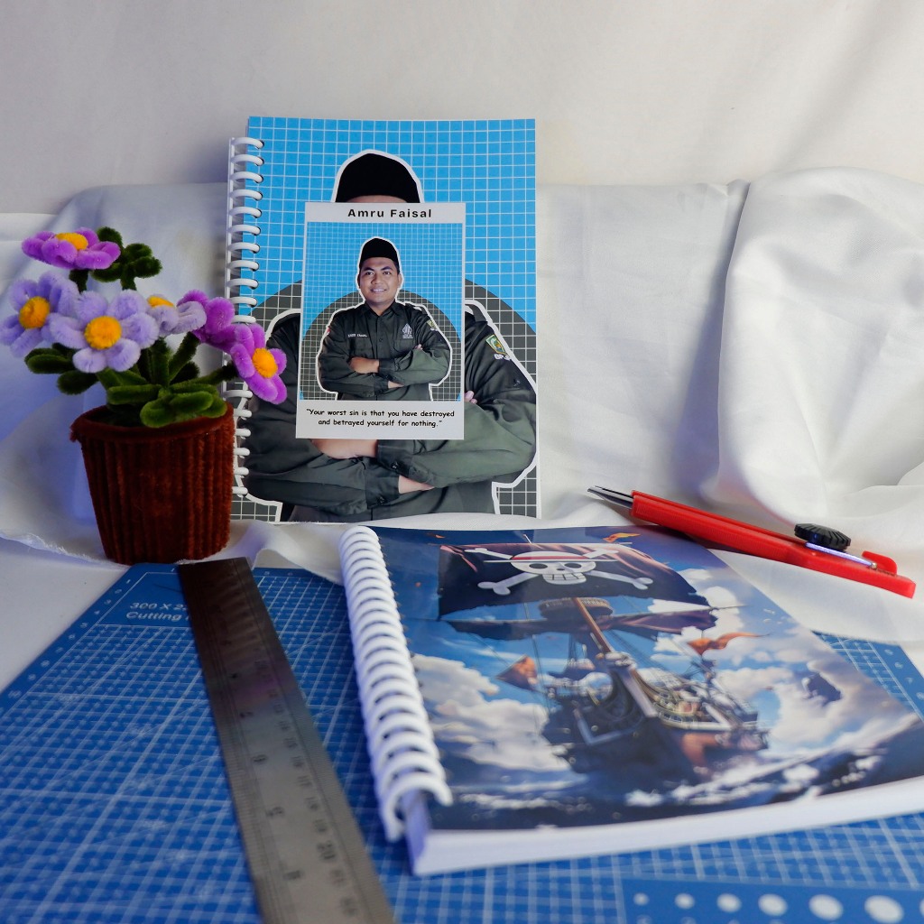 

Buku Cover Custom A5 Exclusive (Free Design)