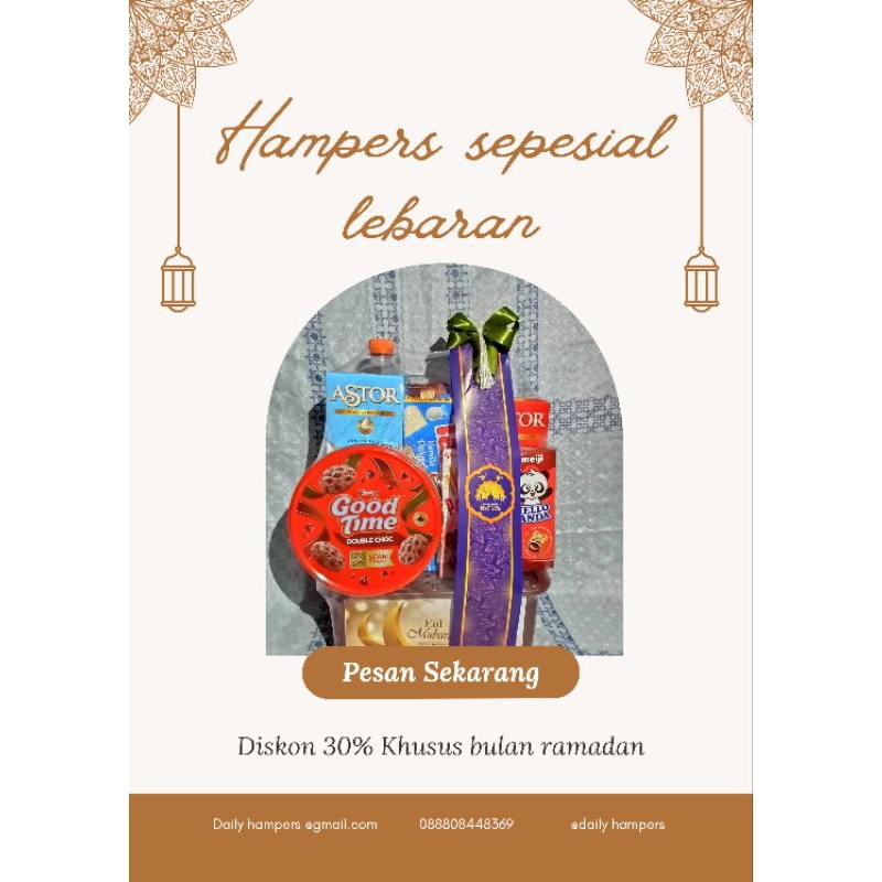 

hampers Snack dan minuman