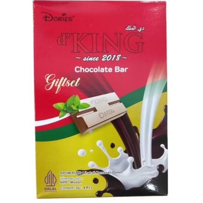 

Dories d'king chocobar giftpack 40gr untuk bingkisan hampers parsel lebaran