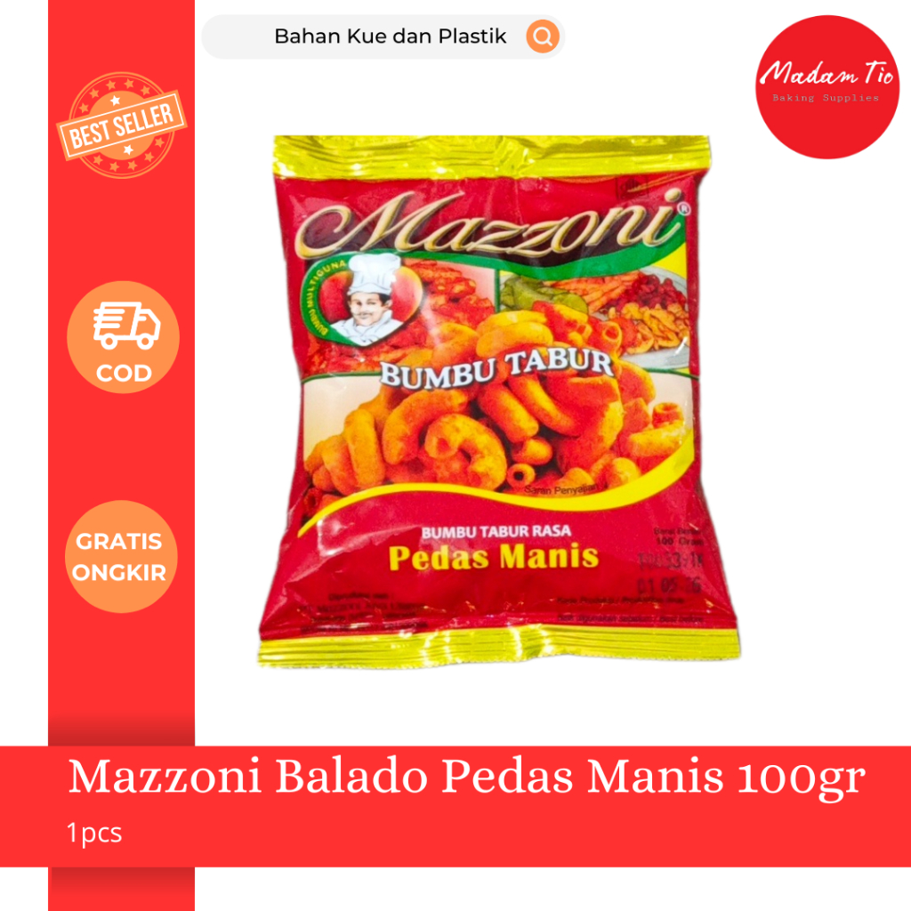 

Mazzoni Balado Pedas Manis 100gram 1pcs