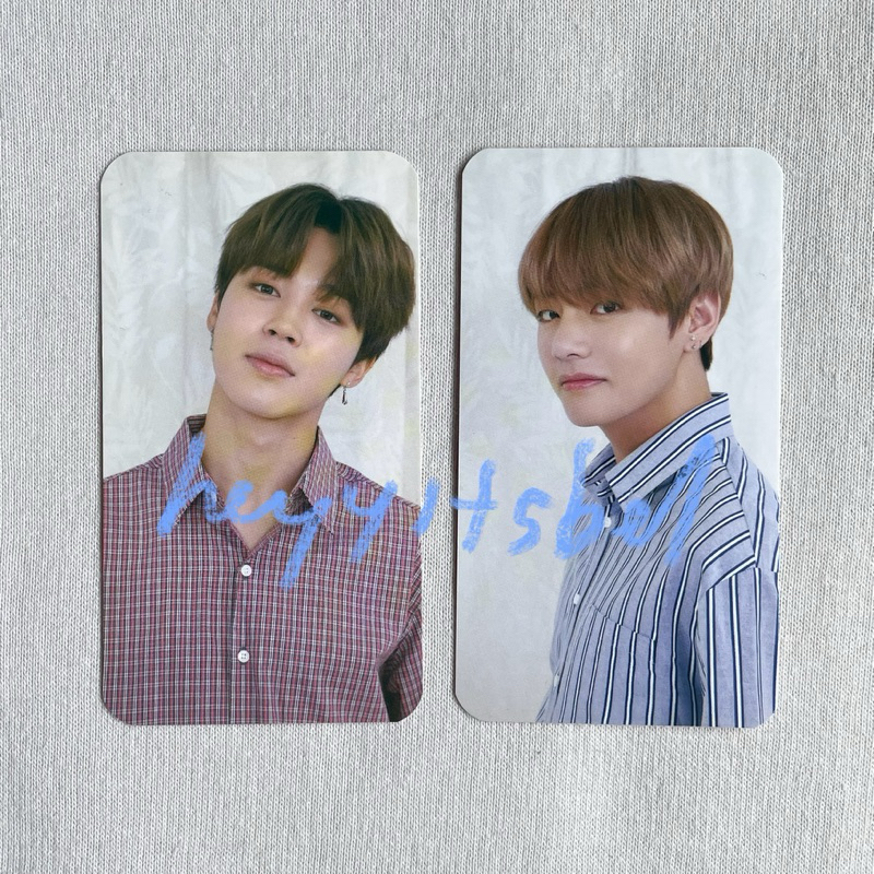 BTS - JIMIN TAEHYUNG V OFFICIAL KYOCHERA FC JAPAN JP PC PHOTOCARD
