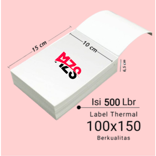 

HJK KERTAS THERMAL LIPAT/PERDUS 100 X 150 500PCS PREMIUM