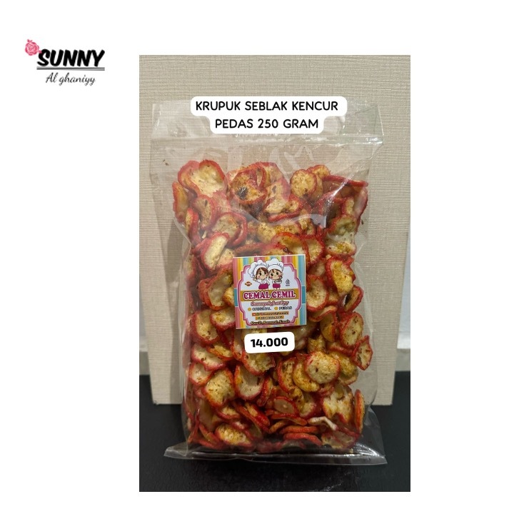 

Sunny Krupuk Seblak Kencur 250 Gram