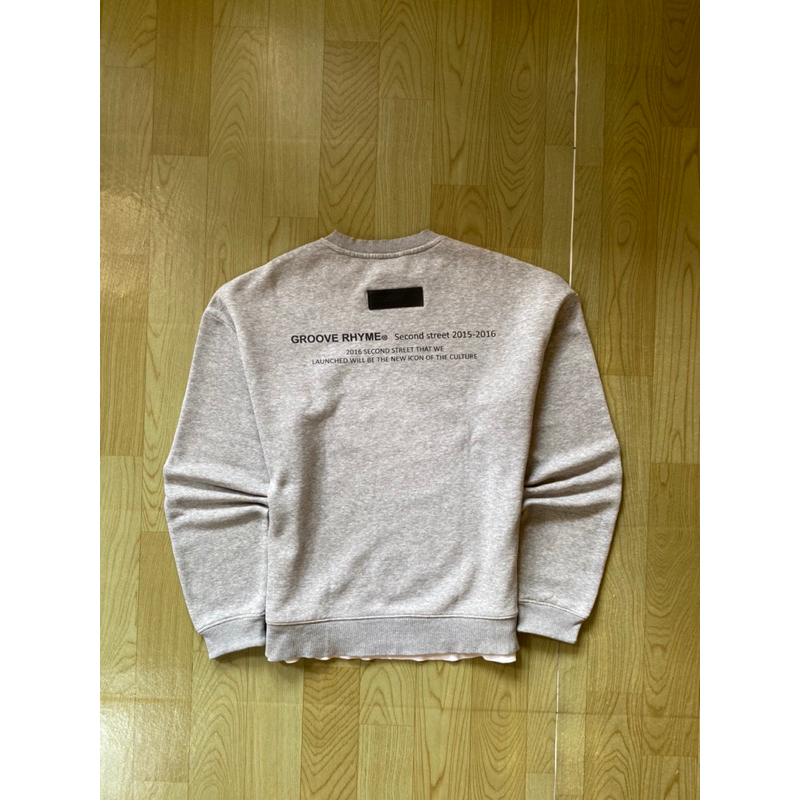 Crewneck Groove Rhyme Second Street 2015-2016