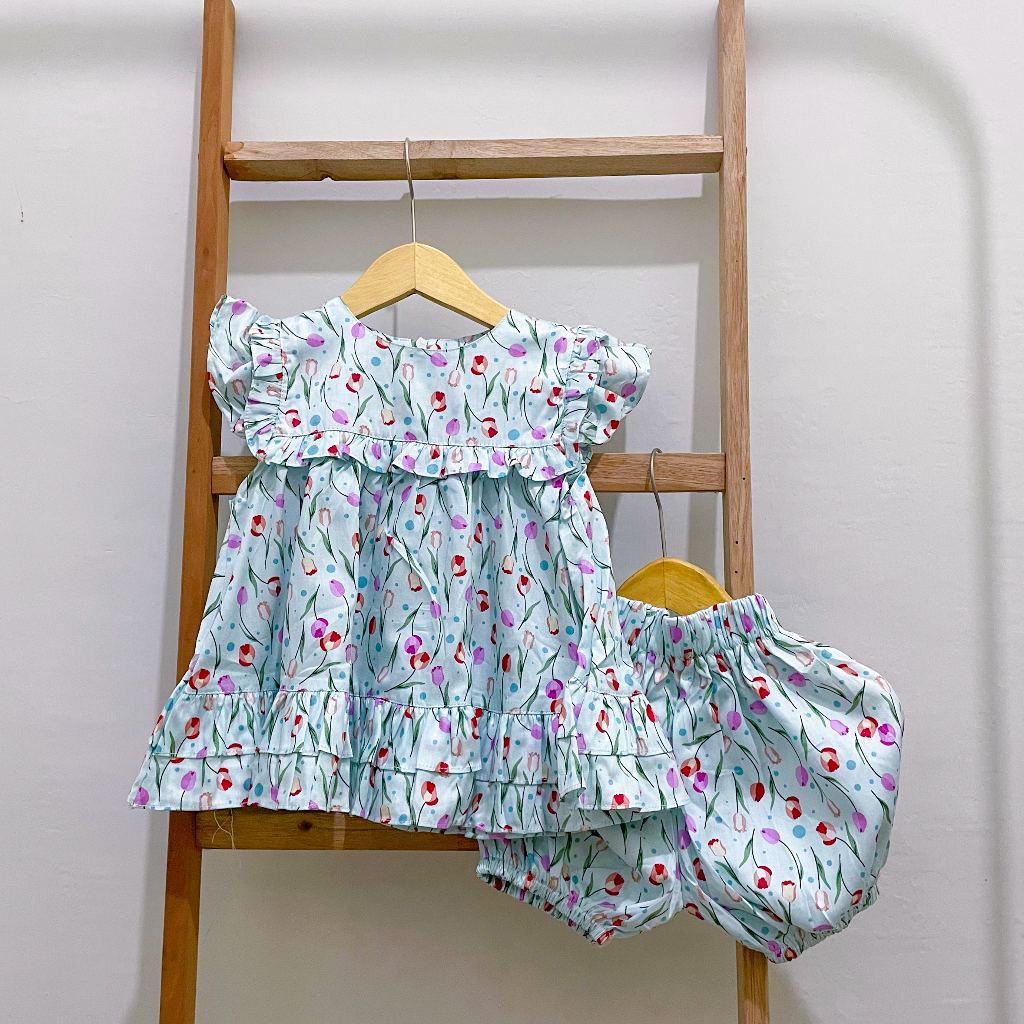Ayana Dress - Dress Baju Set Anak Perempuan Usia 1-5 Tahun
