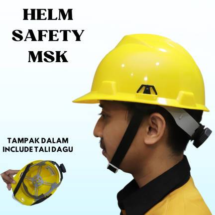SAFETY HELM PROYEK ENZO KUNING  (HELM PROYEK SNI)