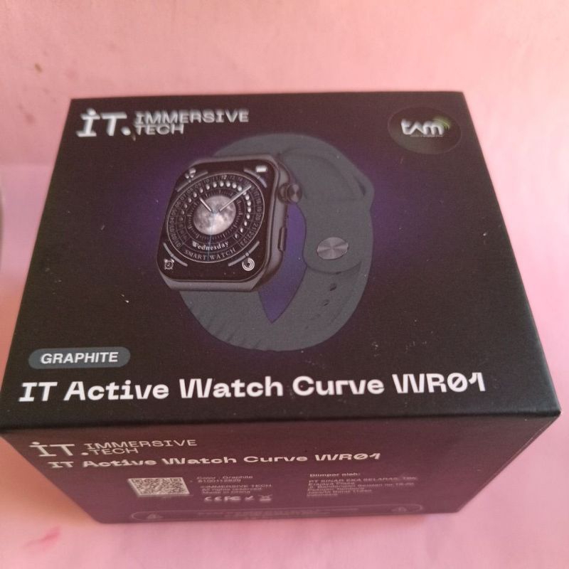 TAM iT immersive Tech Graphite WR01 watch jam tangan pria