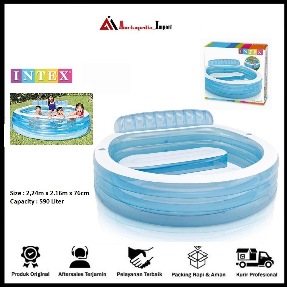 Intex Kolam Renang Bulat Anak & Keluarga / Swim Center Family - 57190 - Kolam - Kolam Renang Anak - 