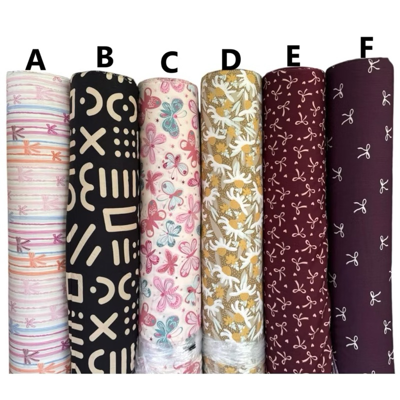 KAIN KATUN RAYON VISCOSE PREMIUM | KAIN KATUN RAYON MOTIF PREMIUM | KATUN RAYON MOTIF CANTIK | KATUN