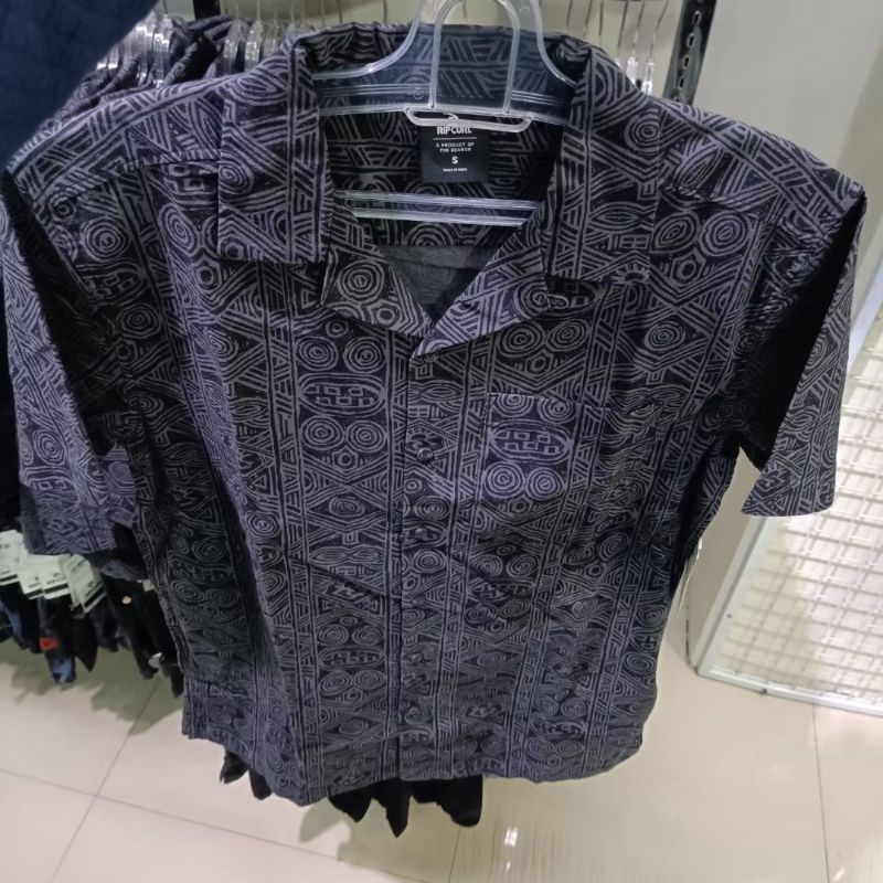 Kemeja pria Ripcurl Rock black