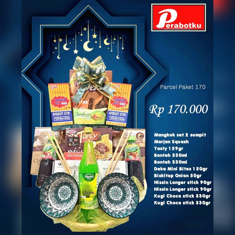 

Paket Parcel Parsel Makanan Snack Ramadhan / Hampers Hempers Lebaran Idul Fitri KHUSUS DAERAH SUKABUMI