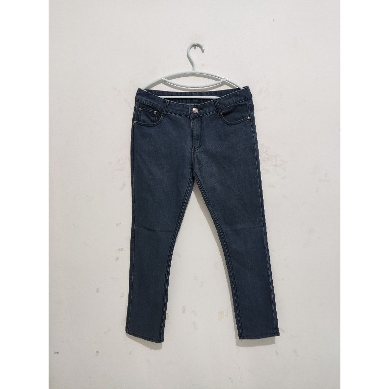 Celana panjang Jeans wanita  XL biru lp 80 cm