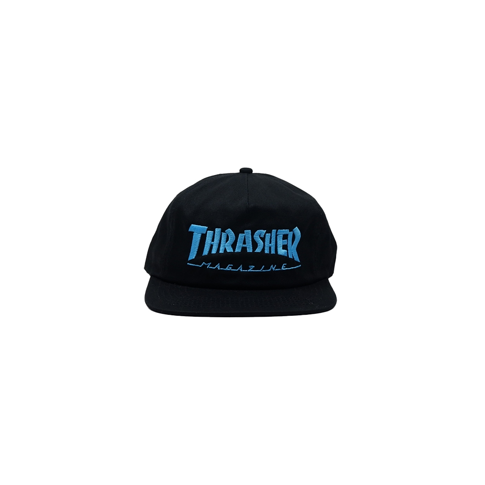 Topi Thrasher Blue Skate Mag Logo Snapback Cap