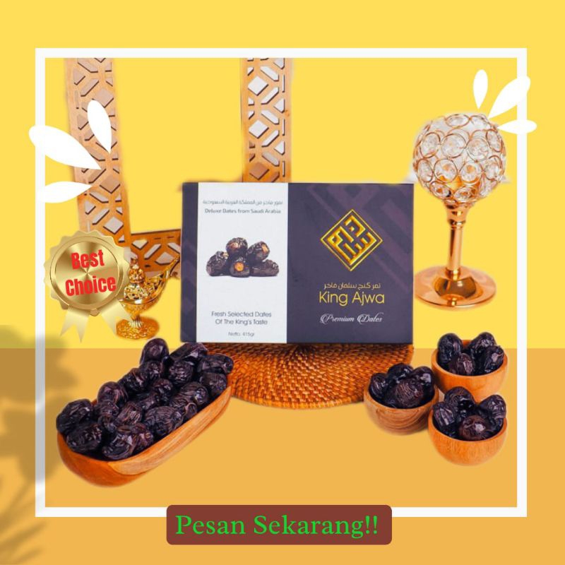 

KURMA KING SALMAN KURMA KING AJWA KURMA ASLI KURMA NABI KURMA PREMIUM 500 gr