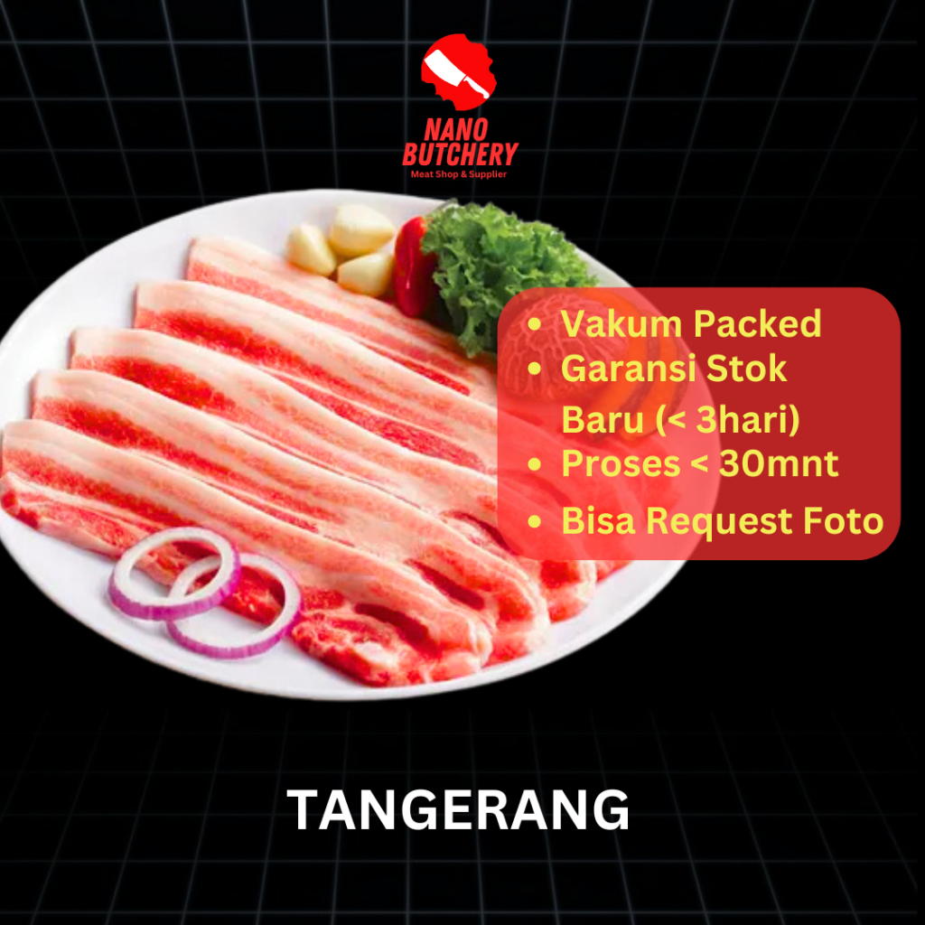 

Samcan Slice Samgyeopsal Pork Belly Slice Korean Skin Off - Import