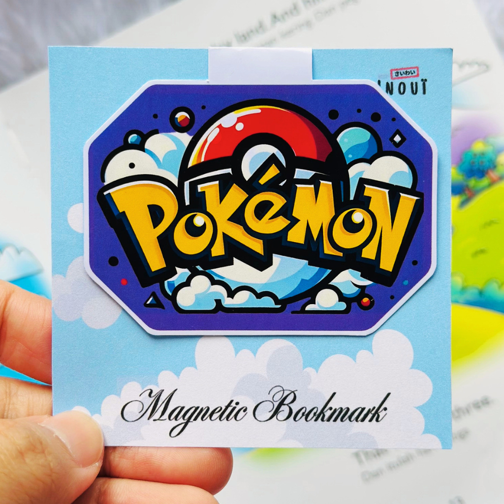 

Magnetic Bookmark POKEMON - Pembatas Buku Pokemon Pokeball Karakter Kartun Lucu