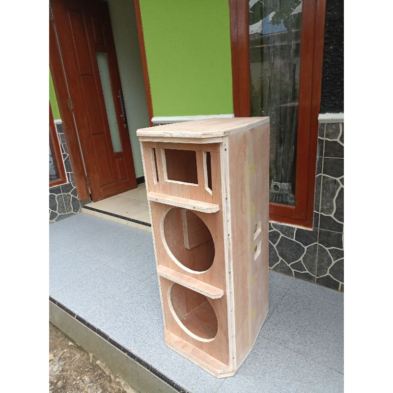 Box SR 12 inch dobel+lubang horn 15x19