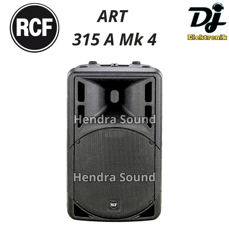 RCF ● ART 315A Mk4 / ART315 A Mk 4 - Speaker Aktif 15 inch (ORI ITALY)