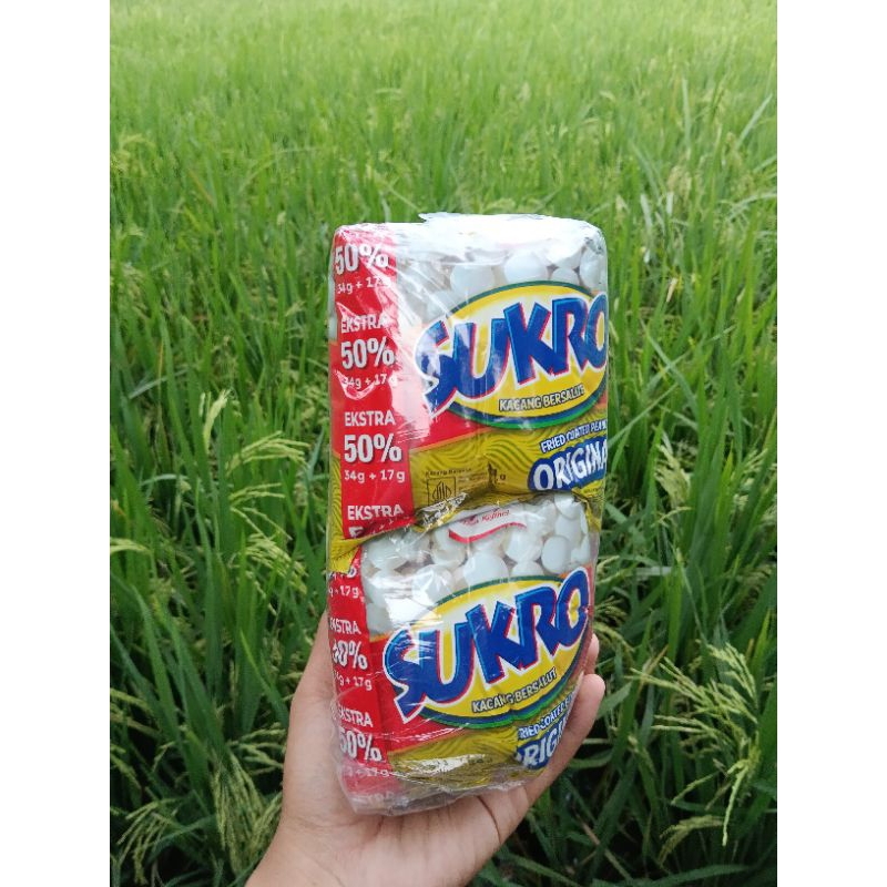 

KACANG SUKRO ORIGINAL 34g DARI DUA KELINCI