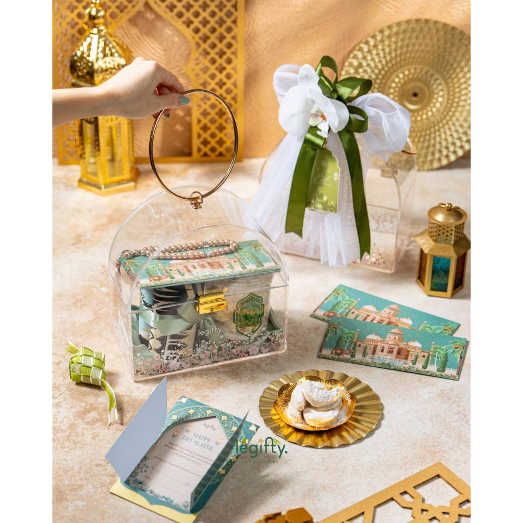 

HAMPERS LEBARAN IDUL FITRI EID MUBARAK COOKIES 2025 - FITRI PACKAGE (ACRYLIC BAG)