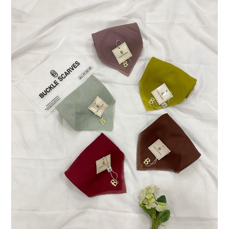Hijab Buckle polos pouch