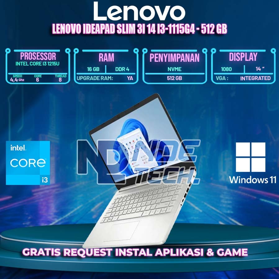 LENOVO IDEAPAD SLIM 3i 14 I3-1115G4