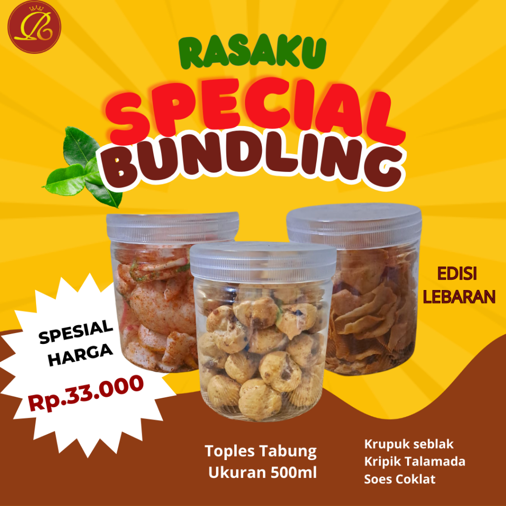

Bundling Snack Rasaku Soes Coklat, Kripik Talamada, Krupuk Seblak